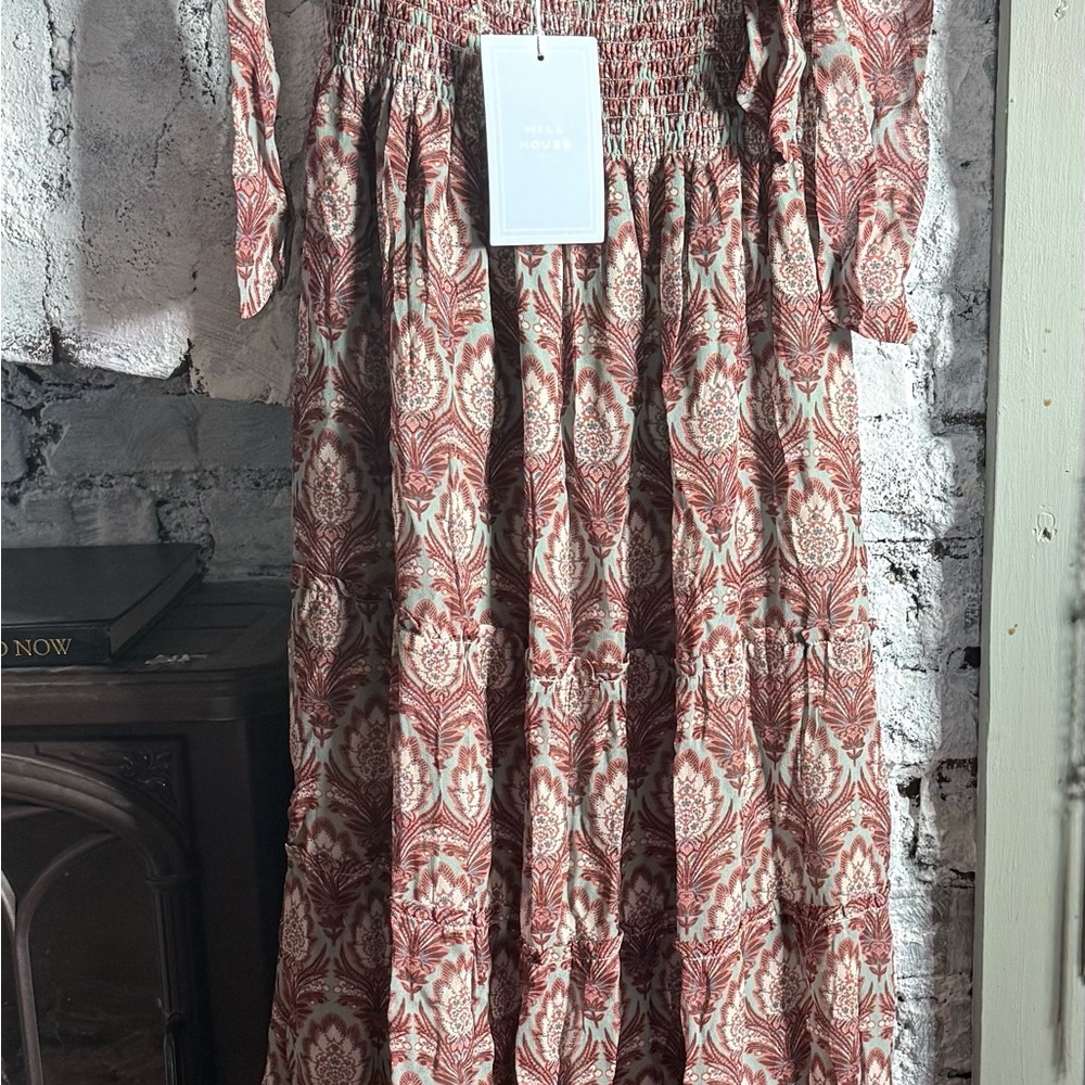 Hill House Brown and Cream Maxi Dress - Picture 3 of 9